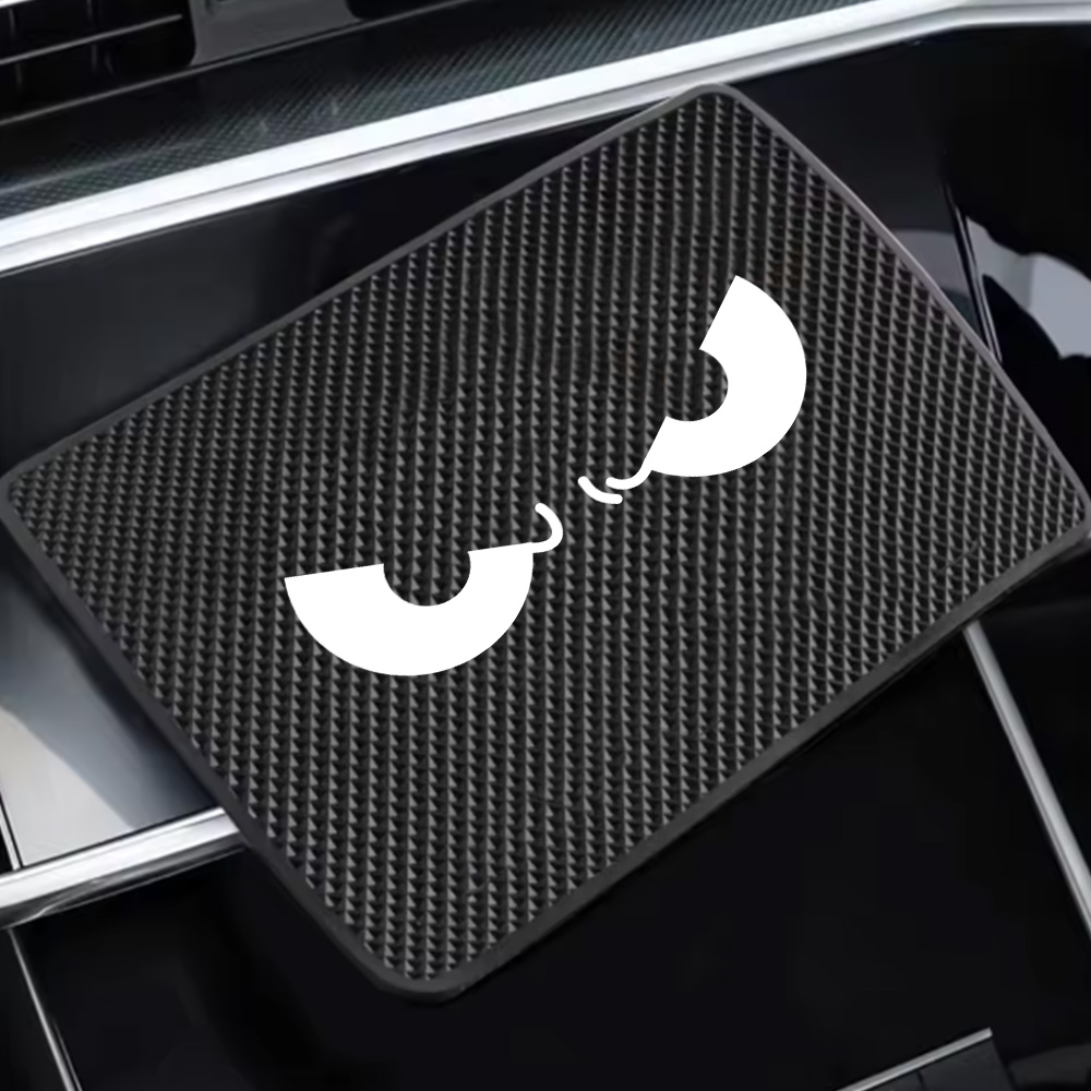 Phone Accessories Rack - Araba Kaymaz Matı Beyaz Şeytan Gözü