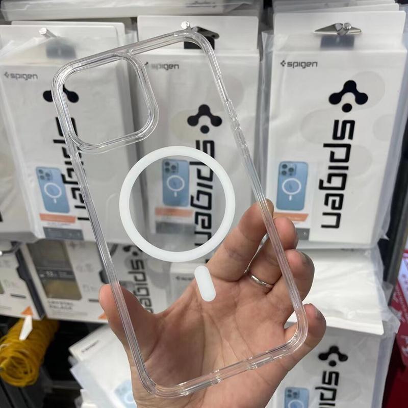 Yellow Phone Accessories - Spigen Ultra Hybrid MagFit TPU Sararmayan