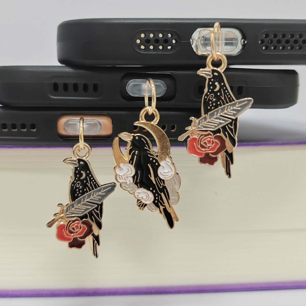 Phone Accessories For Boys - Gotik Karga Cadılar Bayramı Toz Fişi