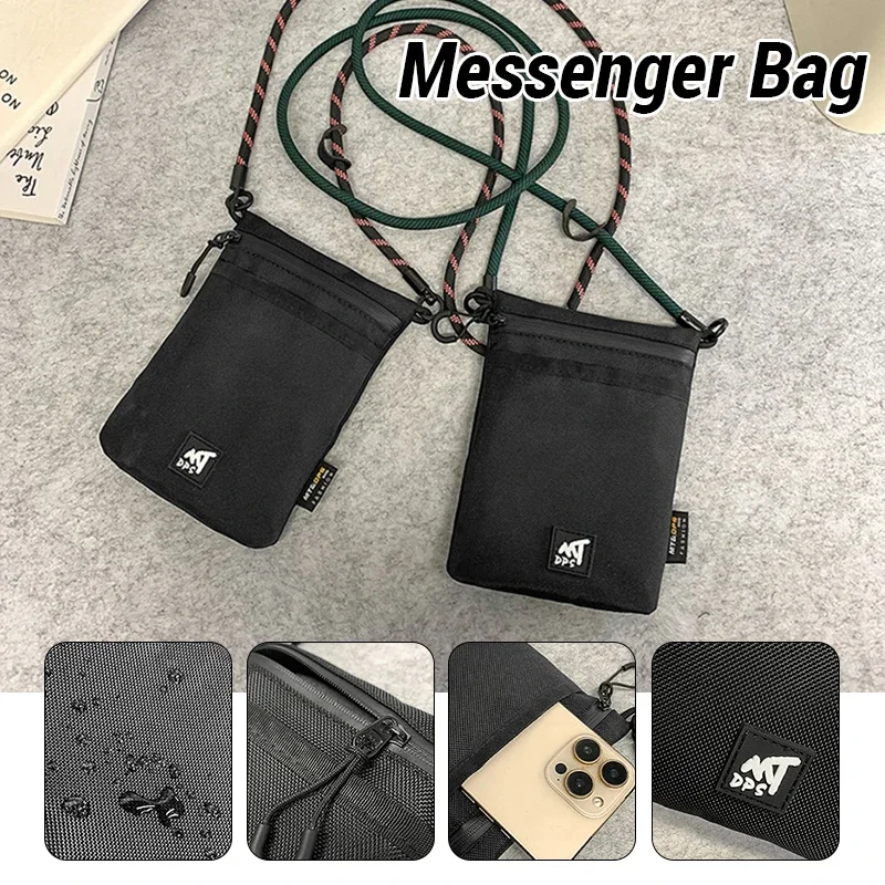 Phone Accessories For Boys - Naylon Kordon Küçük Omuz Çantası Erkekler