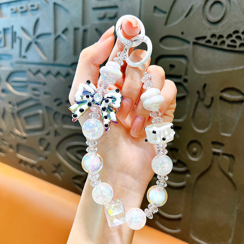 Phone Accessories Ideas - Şık, Renkli, Fiyonklu Çanta Zinciri, Kadın