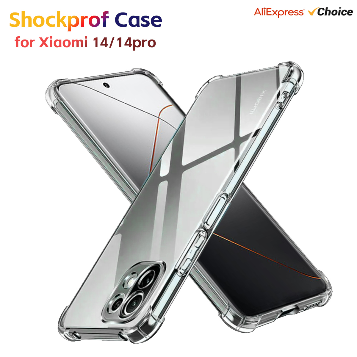 Phone Accessories Online Shop - Şeffaf TPU kılıf için Xiaomi 14