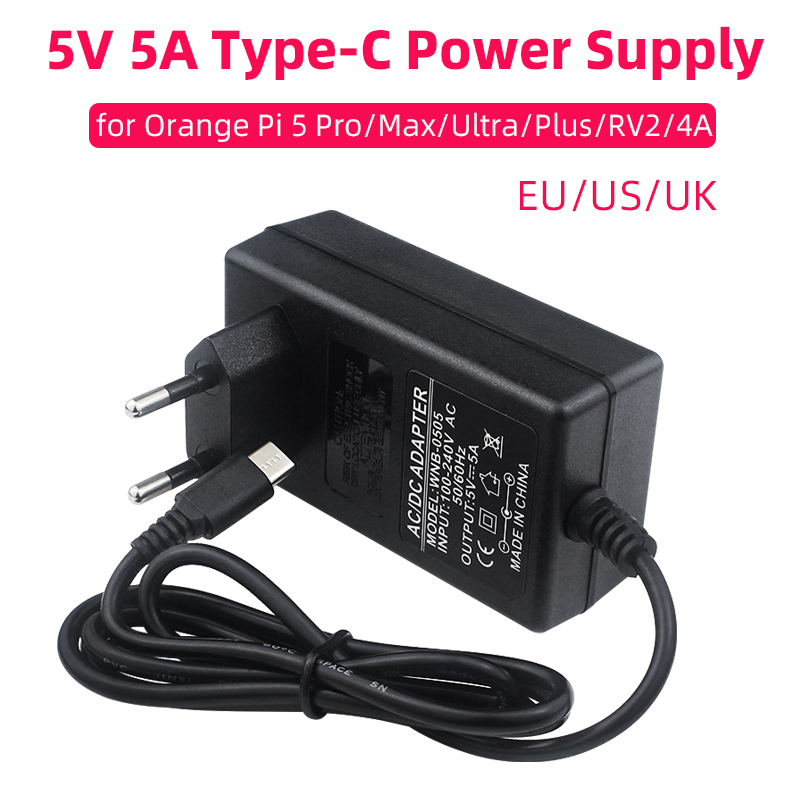 Phone Accessories Uk - Orange Pi 5V 5A Güç Kaynağı
