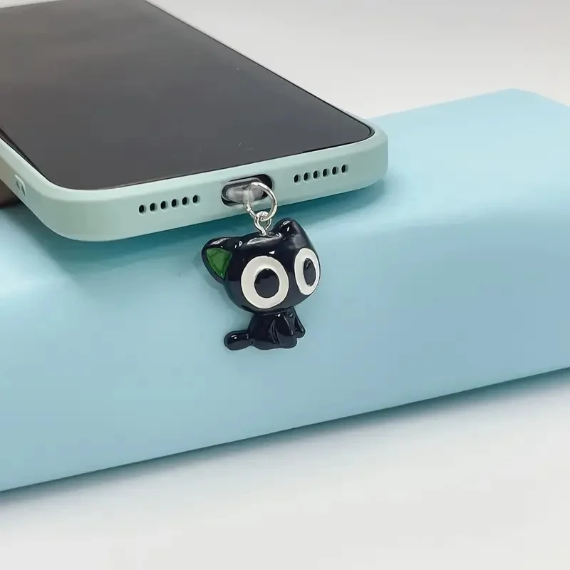 Phone Accessories For Boys - Sevimli Büyük Gözlü Kedi Tasarımlı Telefon