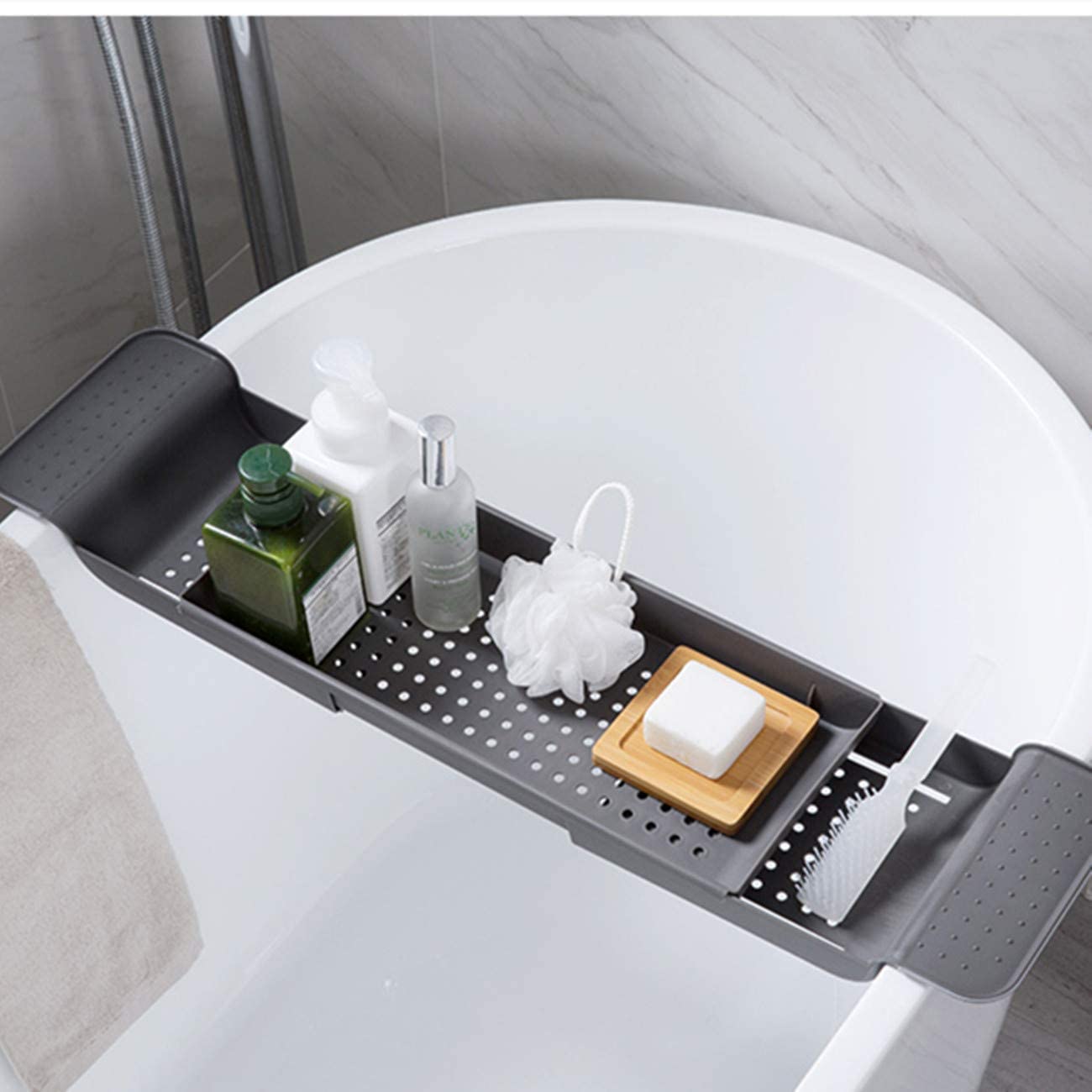 Phone Accessories Rack - Banyo Rafı Tepsisi Genişletilebilir Dayanıklı Plastik