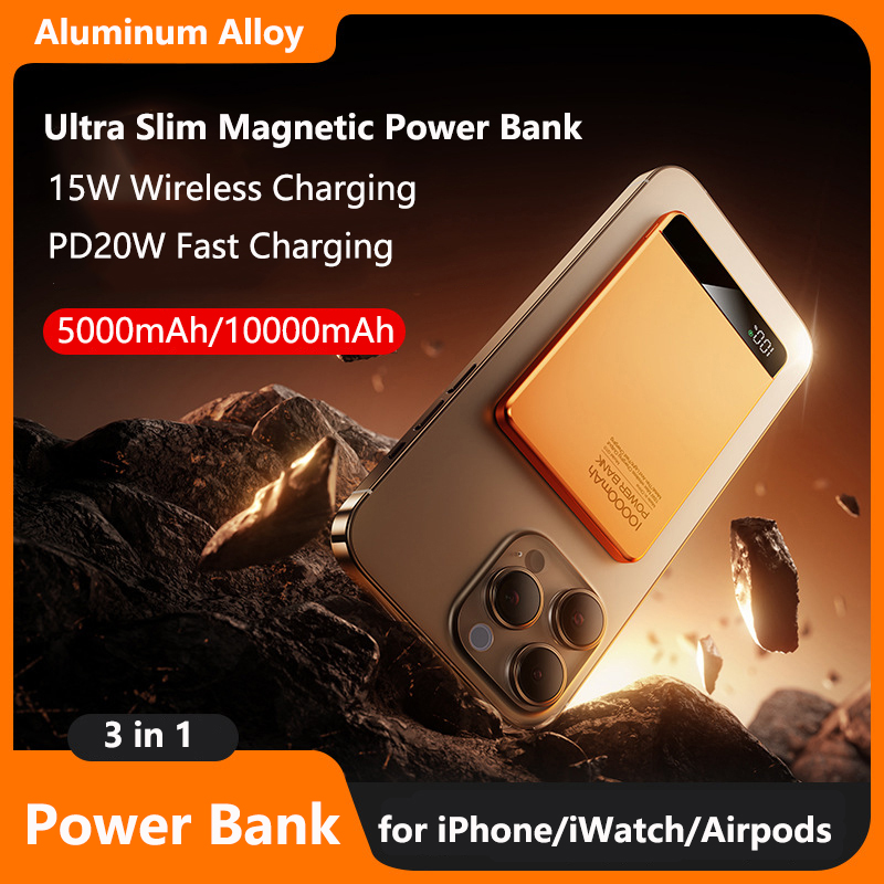 Qi2 3'ü 1 Arada Magsafe Manyet - Power Bank Slim incelemesi ve fiyatı