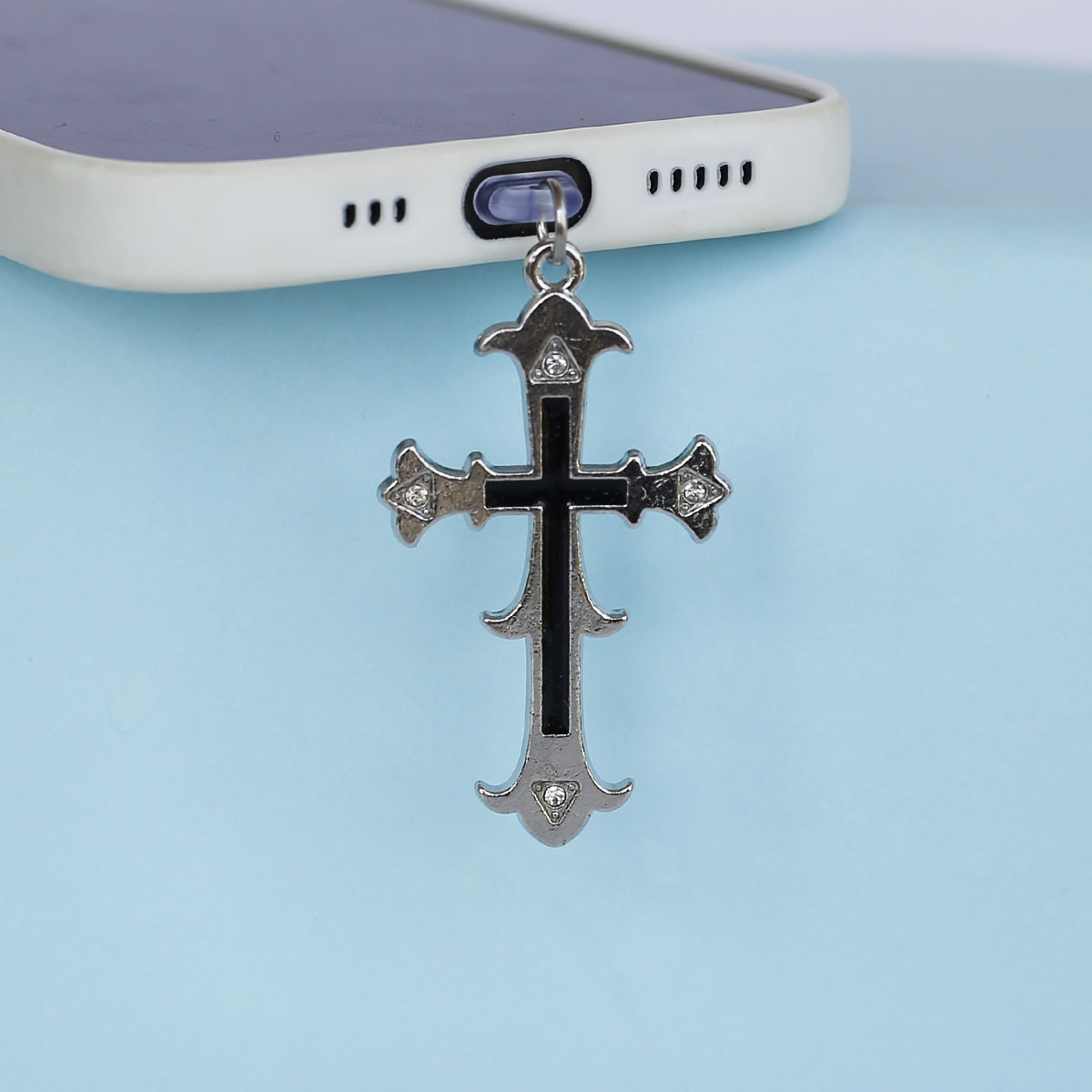 1 adet kristal taş çapraz siya - Phone Accessories For Boys incelemesi ve fiyatı