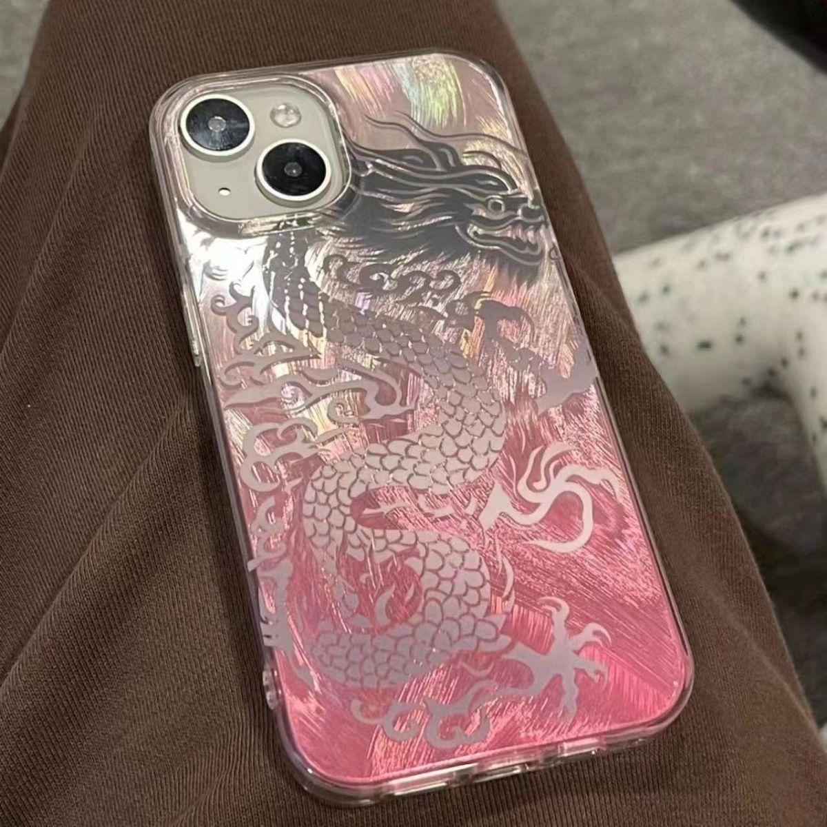 Pembe Gradyan Çin Ejderhası De - Phone Accessories China incelemesi ve fiyatı