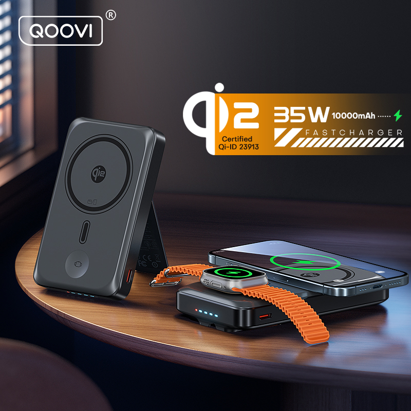 QOOVI Qi2 35W Manyetik Powerba - Power Bank Slim incelemesi ve fiyatı