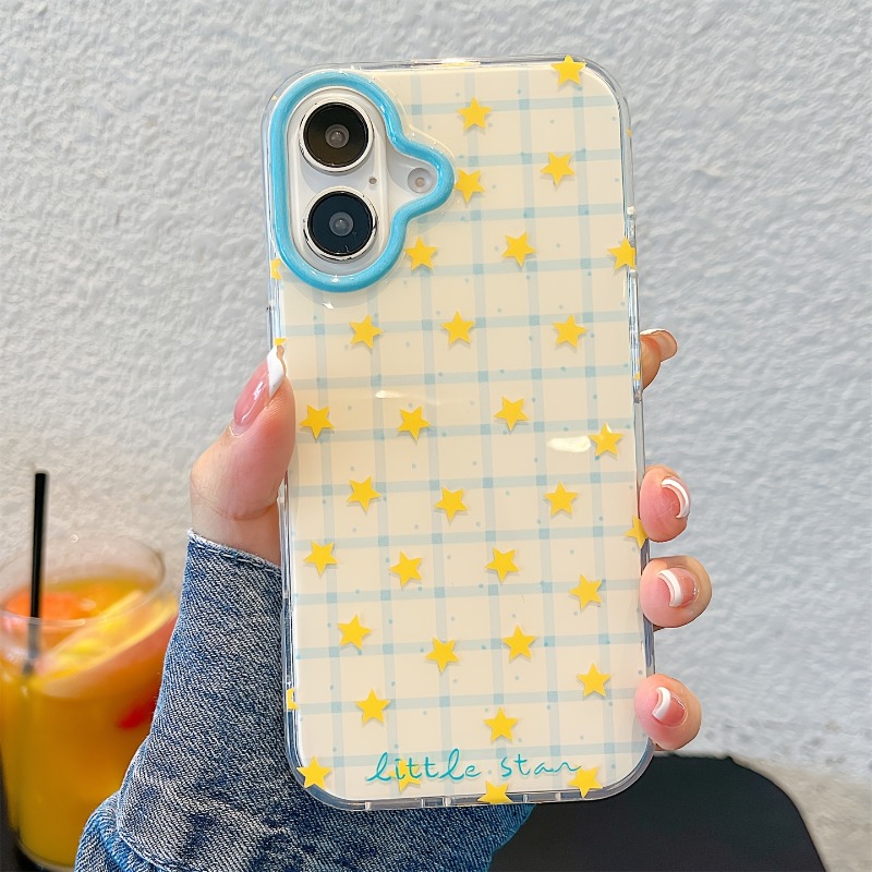 Sarı Yıldızlı Kareli Desenli T - Yellow Phone Accessories incelemesi ve fiyatı