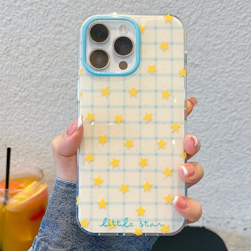 Sarı Yıldızlı Kareli Desenli T - Yellow Phone Accessories incelemesi ve fiyatı