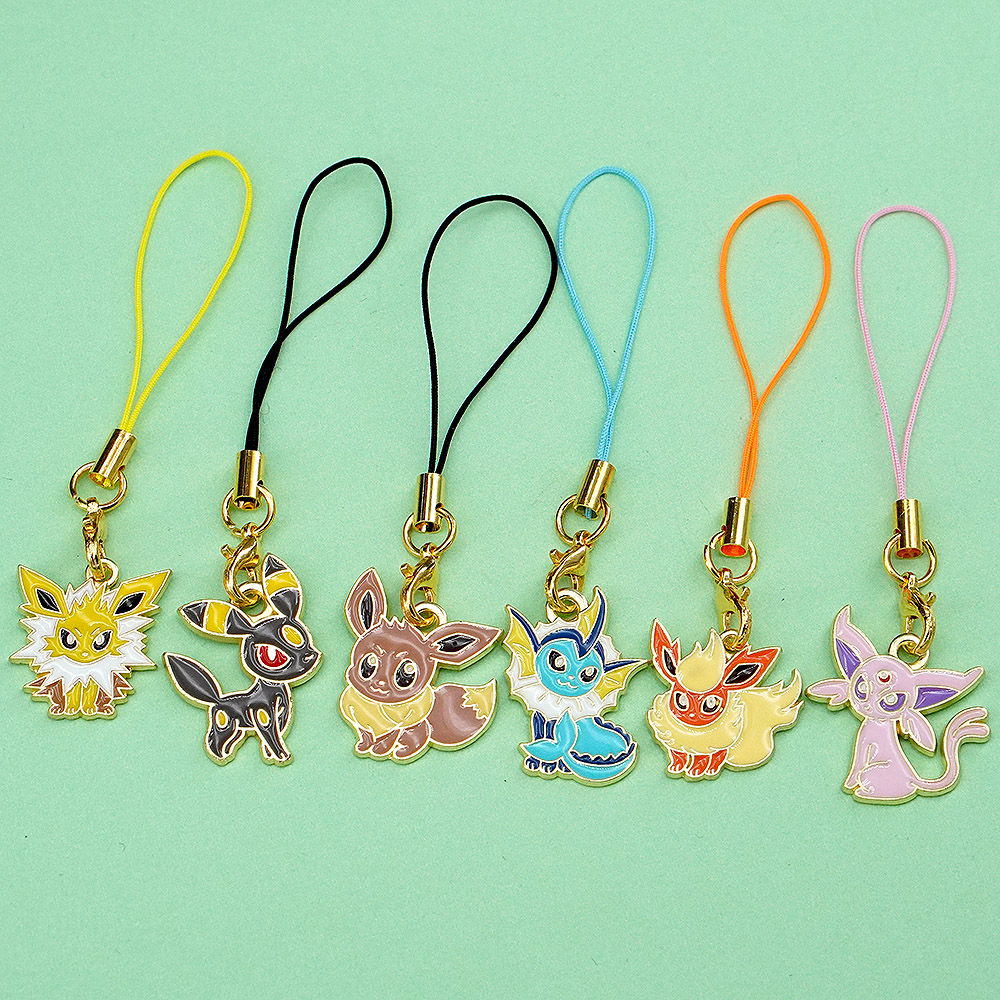 6 adet sıcak Anime Pokemon Eev - Phone Accessories China incelemesi ve fiyatı