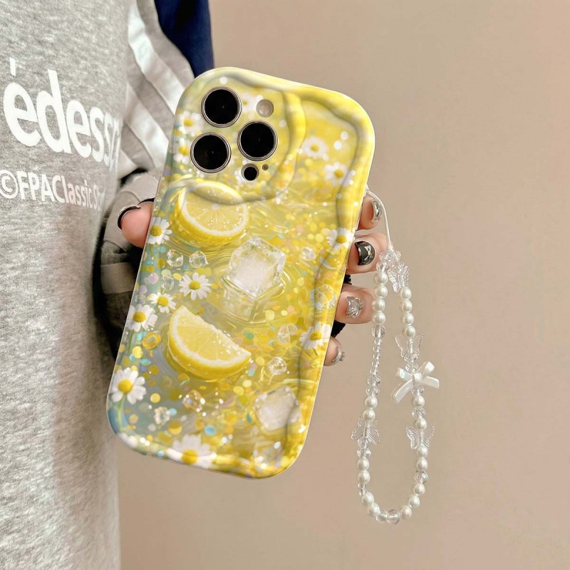 Sarı Limon Çiçeği Buz Desenli  - Yellow Phone Accessories incelemesi ve fiyatı