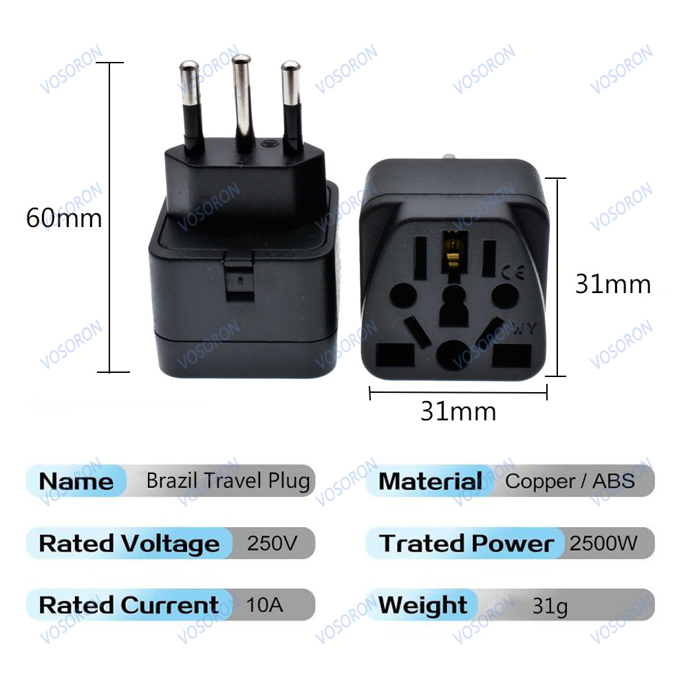 Evrensel Brezilya Fiş Adaptörü - Phone Accessories Uk incelemesi ve fiyatı