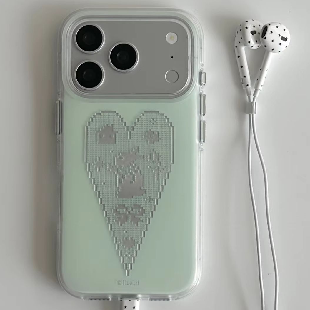 Kore Tarzı Yeşil Aşk Piksel Ta - Yellow Phone Accessories incelemesi ve fiyatı